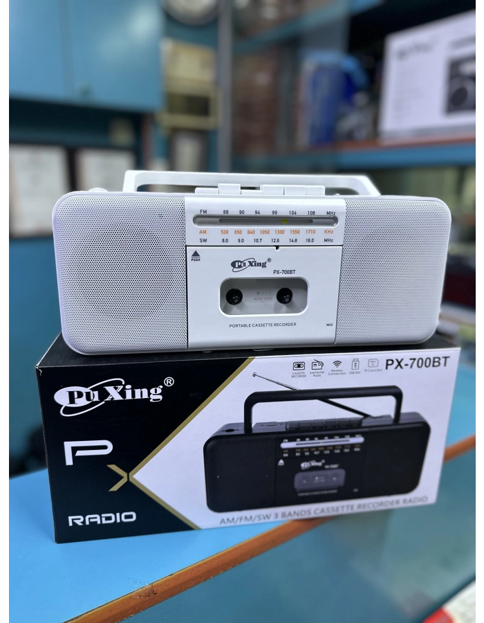 KNSTAR PX700 Şarjlı Nostaljik Kasetçalar Bluetooth – Retro Taşınabilir Kaset Çalar