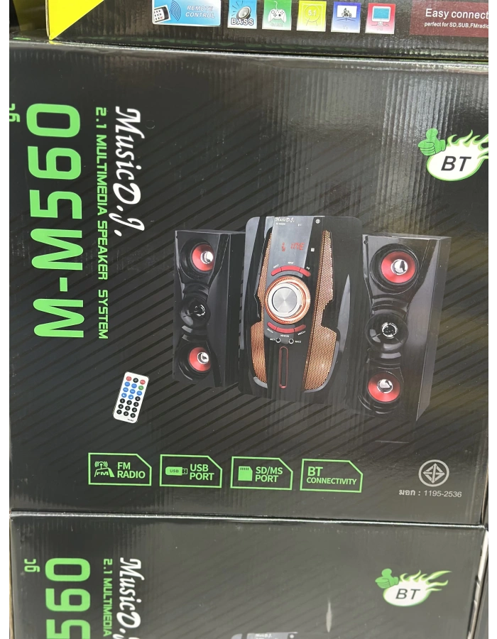 Music DJ M-M560GC 2.1 Ses Sistemi Bluetooth Subwoofer Hoparlör