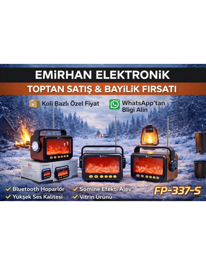 FP-337BT Taşınabilir Nostaljik Radyo Bluetooth Hoparlör Toptan