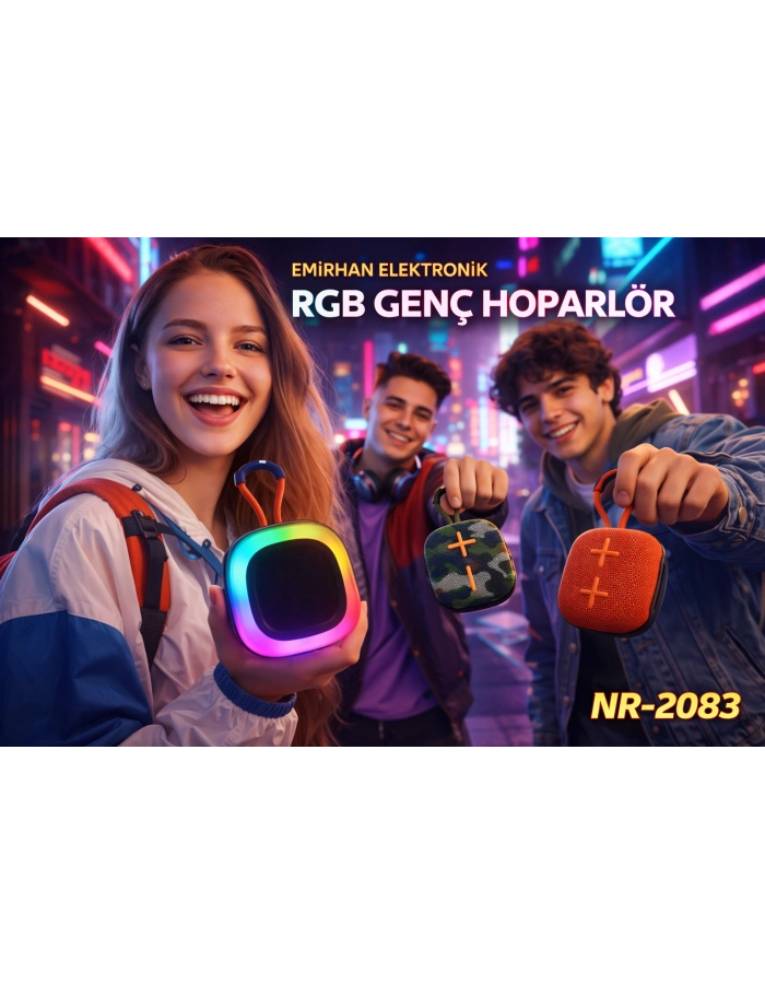BS-31 RGB Işıklı Askılı Bluetooth Hoparlör Outdoor Taşınabilir Toptan
