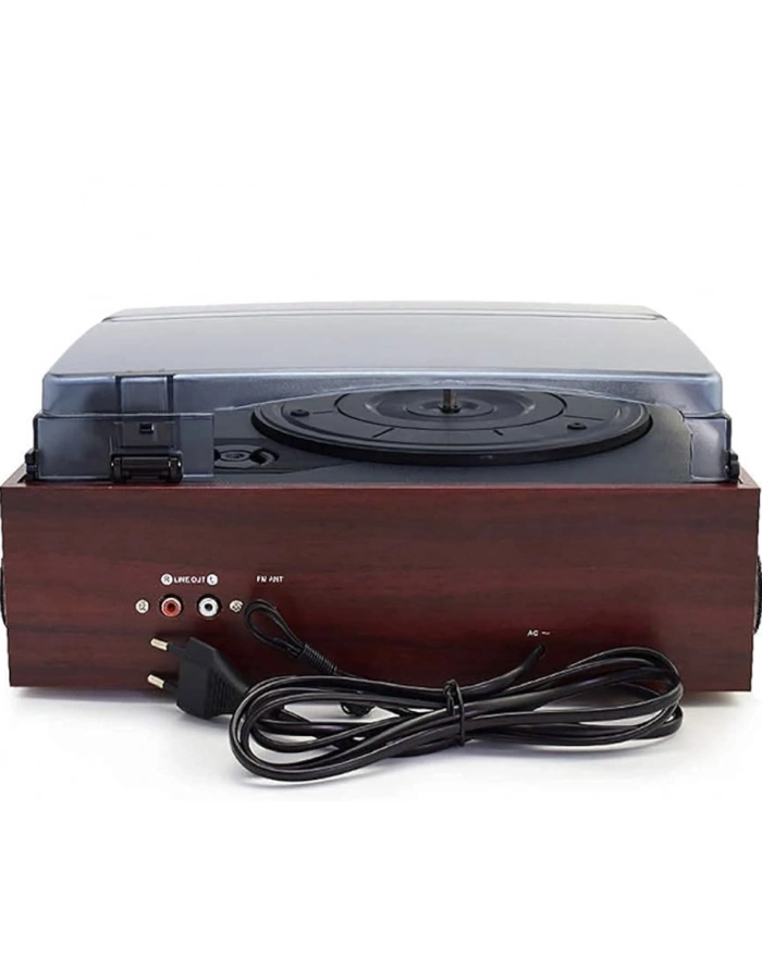 KNSTAR KN 27 Nostaljik Pikap Bluetoothlu Retro Plak Çalar Kaset USB SD Radyo Hoparlörlü Ahşap Müzik Seti