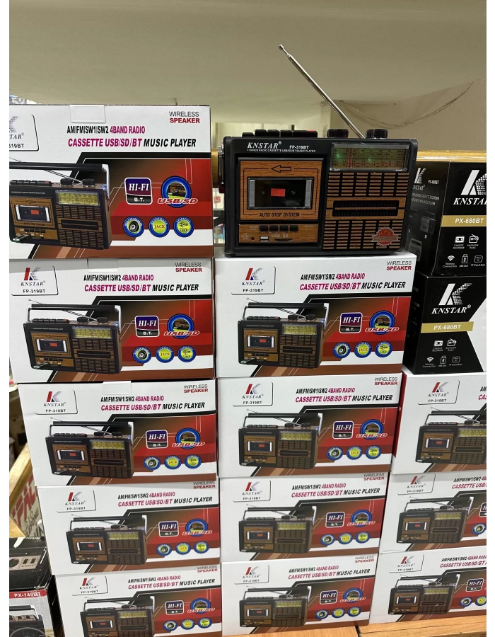 KNSTAR 319BT Nostaljik Kasetçalar Bluetooth – Retro Radyo Kaset Çalar