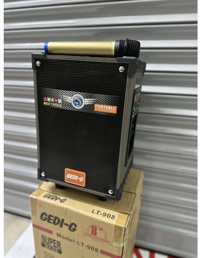 EMRTECH LT-908 Karaoke Bluetooth Hoparlör Mikrofonlu Süper Bass Toptan