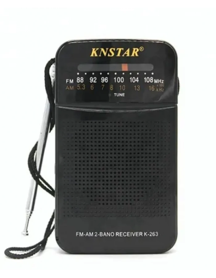 KNSTAR K-263 Pilli Cep Radyosu Deprem Radyosu FM AM Toptan