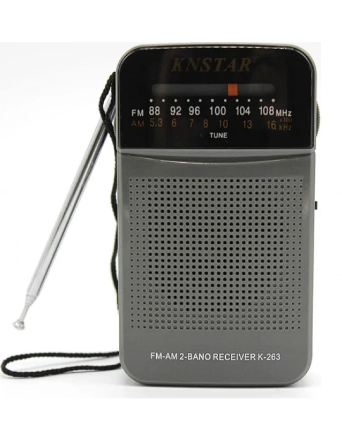 KNSTAR K-263 Pilli Cep Radyosu Deprem Radyosu FM AM Toptan