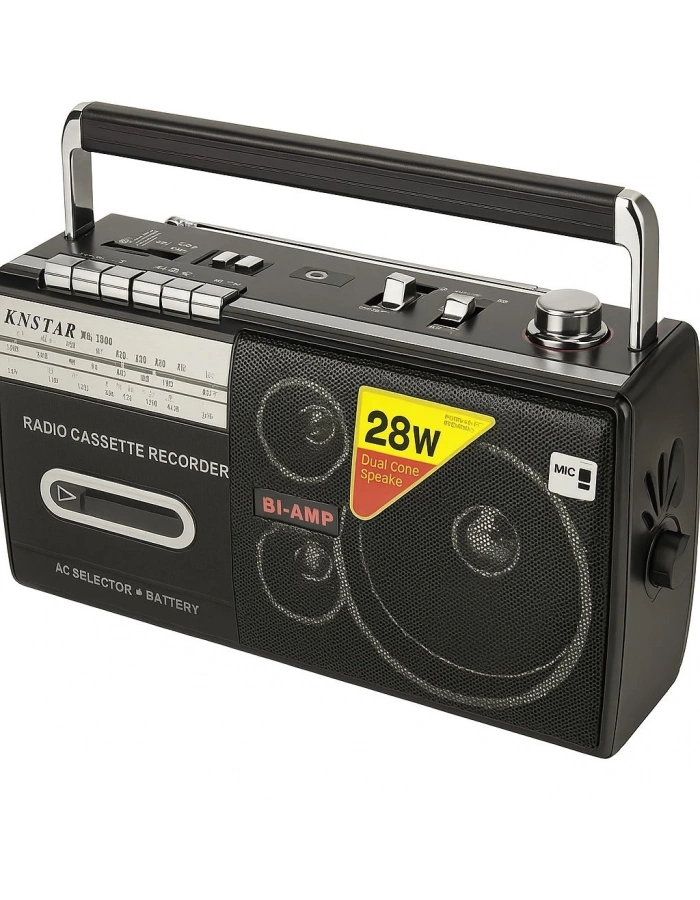 KNSTAR M70 BT Nostaljik Kasetçalar Bluetooth – Retro Kaset Çalar Radyo