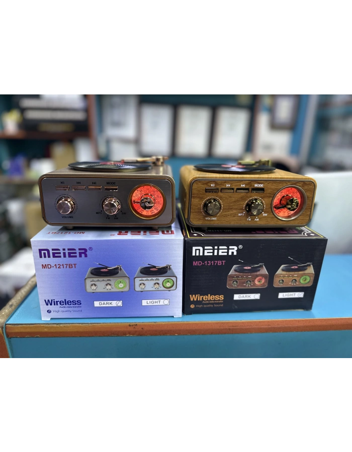 Meier MD-1217BT Pikap Görünümlü Bluetooth Hoparlör Nostaljik Retro Radyo