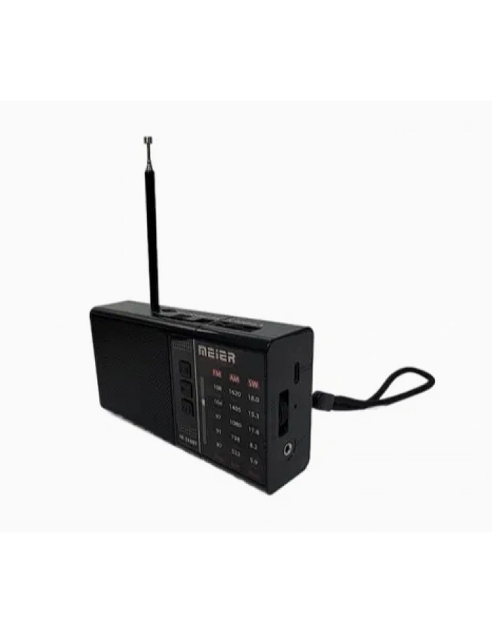 Meier M-568BT Şarjlı Cep Radyosu Multi Band Bluetooth USB TF Toptan