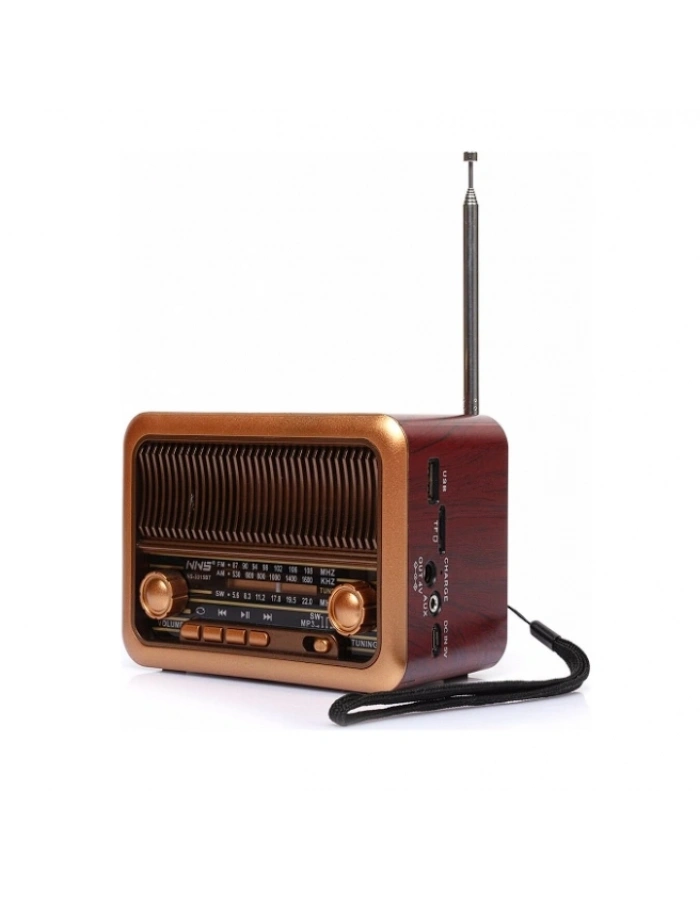 NNS NS-3315BT Taşınabilir Nostaljik Radyo Bluetooth Hoparlör Toptan