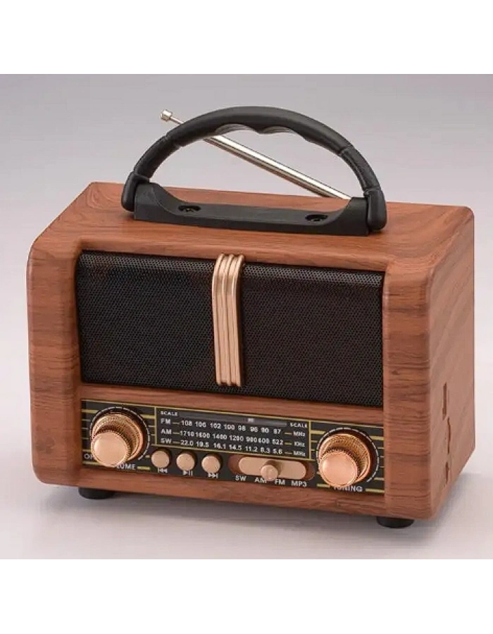 NNS NS-8107BT Taşınabilir Nostaljik Radyo Bluetooth Hoparlör Toptan