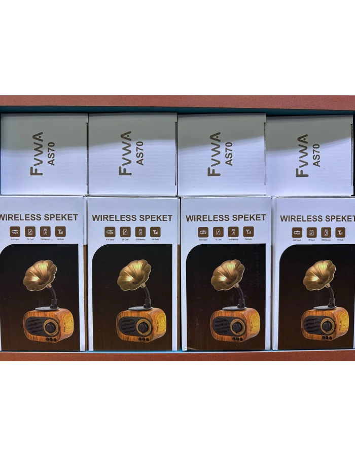 Nostaljik Mini Gramofon Radyo Bluetooth USB AUX Dekoratif Toptan