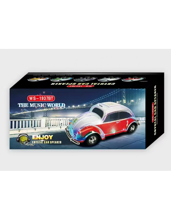 WS-1937BT Volkswagen Vosvos 1937 Klasik Araba Şeklinde Bluetooth Hoparlör