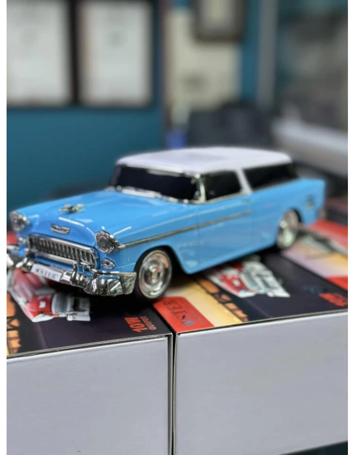 WS-1955BT Chevrolet Belair 1955 Klasik Araba Bluetooth Hoparlör Retro Dekoratif Speaker