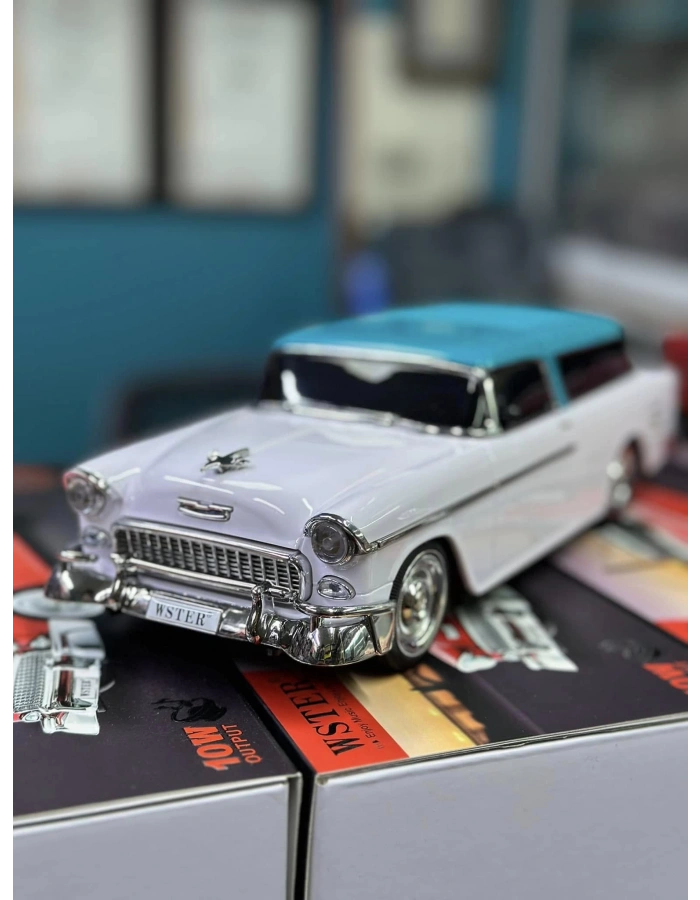 WS-1955BT Chevrolet Belair 1955 Klasik Araba Bluetooth Hoparlör Retro Dekoratif Speaker