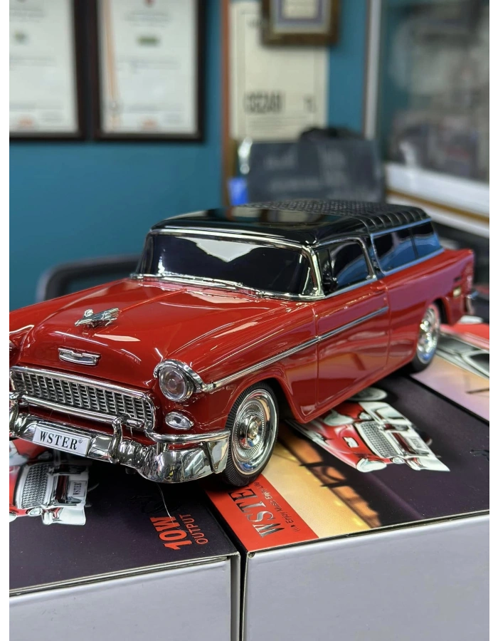 WS-1955BT Chevrolet Belair 1955 Klasik Araba Bluetooth Hoparlör Retro Dekoratif Speaker