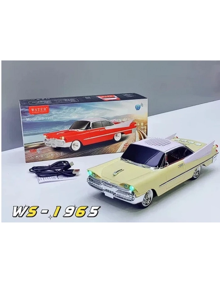 WS-1965BT 1965 Klasik Araba Bluetooth Hoparlör | Nostaljik Retro Toptan