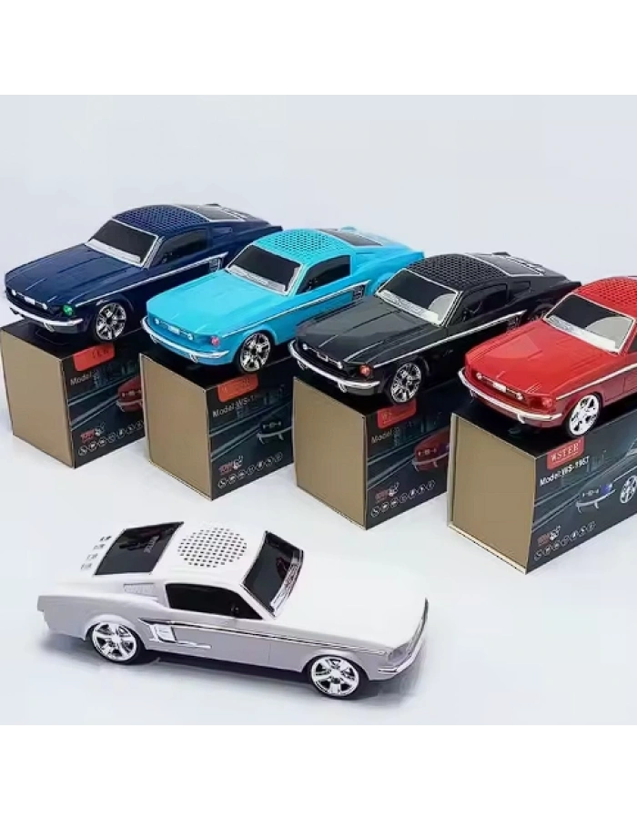 WS-1967BT Ford Mustang GT 1967 Klasik Araba Şeklinde Bluetooth Hoparlör