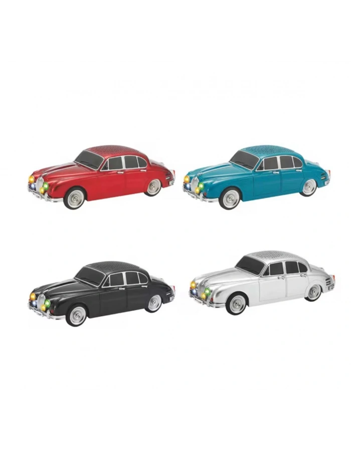 WS-596BT 1967 Jaguar Klasik Araba Şeklinde Bluetooth Hoparlör