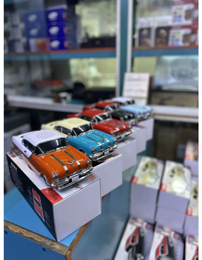 WS-598 Pontiac Klasik Araba Bluetooth Hoparlör | Nostaljik Toptan Satış