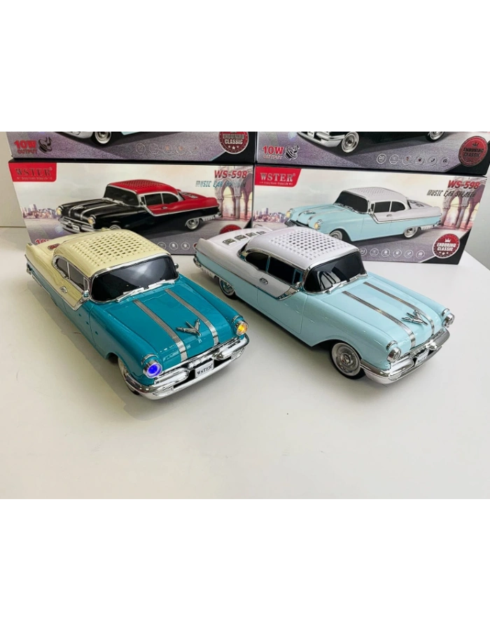 WS-598 Pontiac Klasik Araba Bluetooth Hoparlör | Nostaljik Toptan Satış