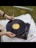 KN 105 nostaljik plak çalar Bluetoothlu