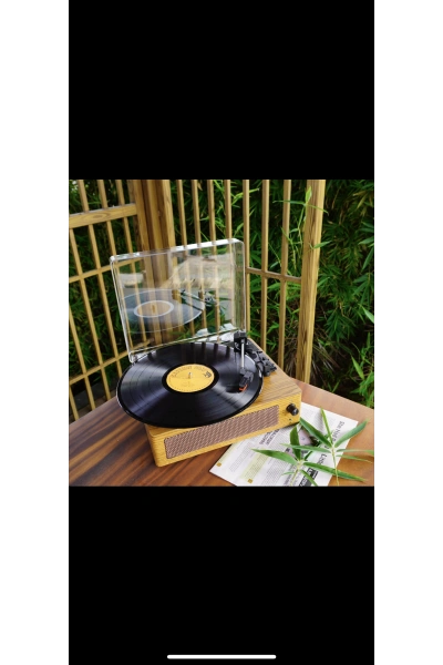KN 105 nostaljik plak çalar Bluetoothlu