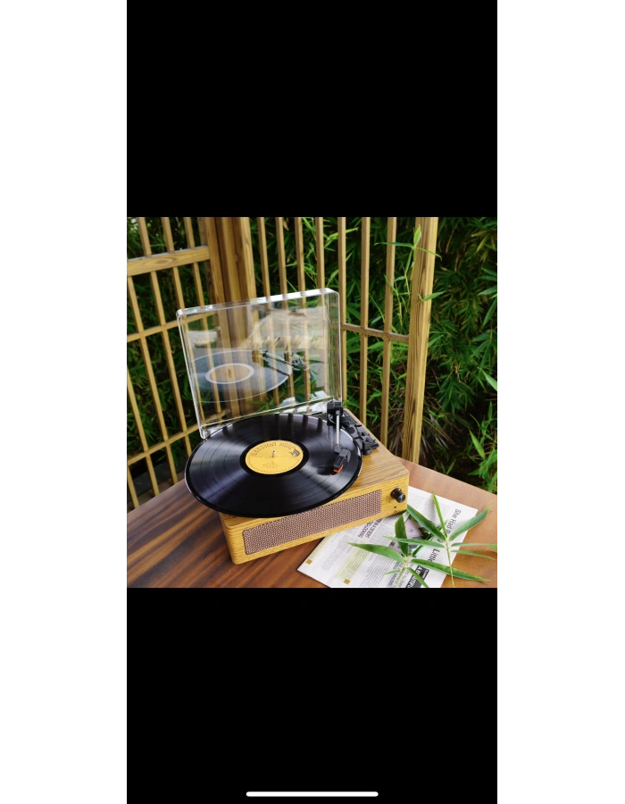 KN 105 nostaljik plak çalar Bluetoothlu