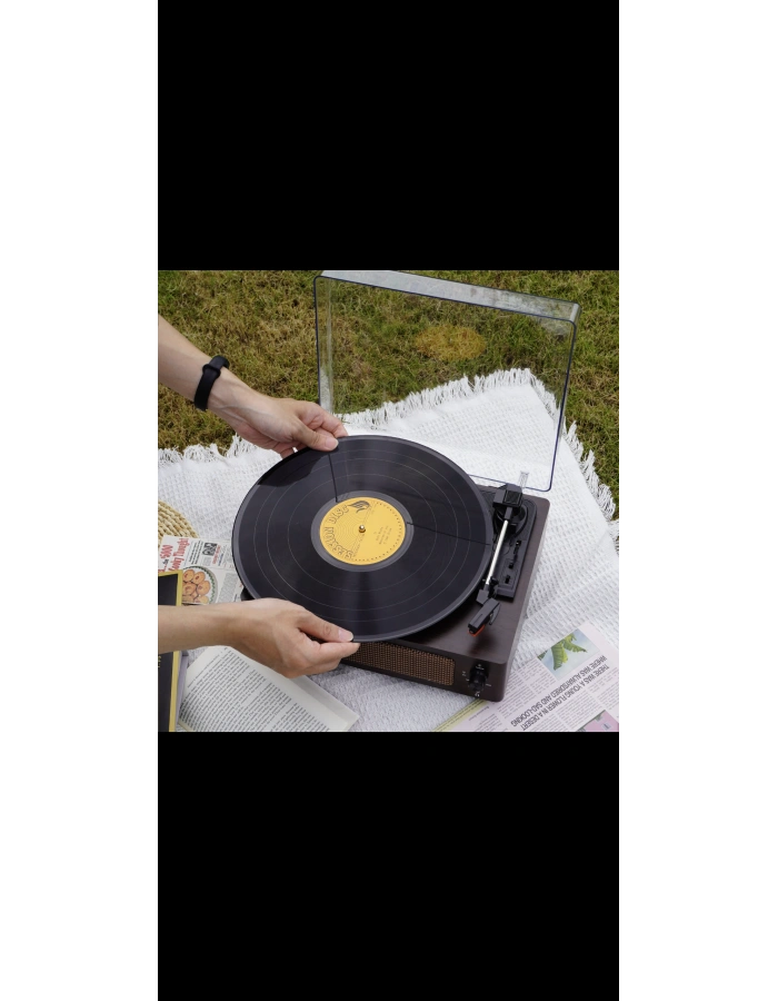 KN 105 nostaljik plak çalar Bluetoothlu