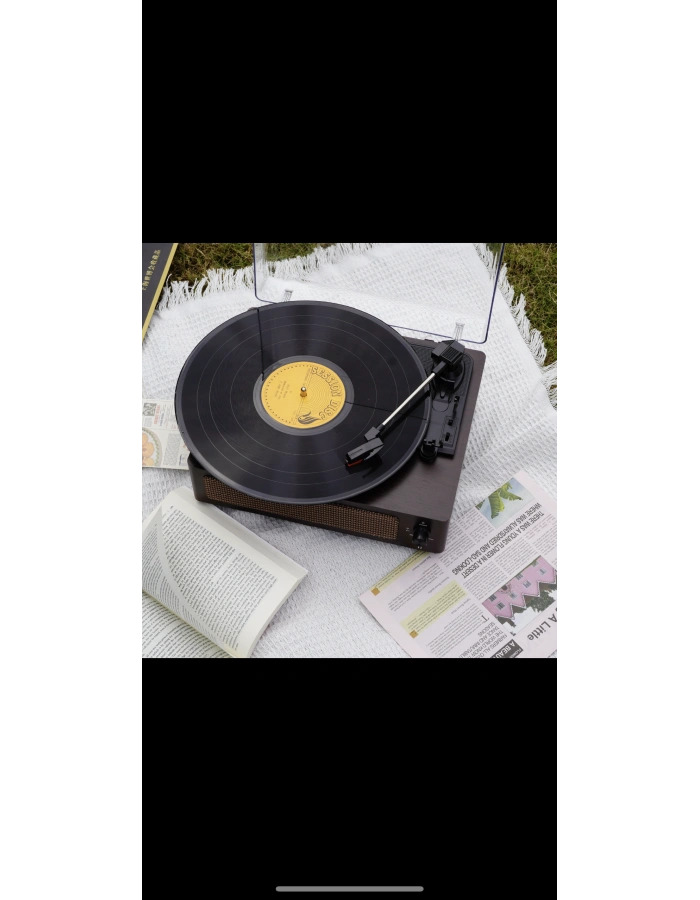KN 105 nostaljik plak çalar Bluetoothlu
