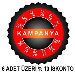 6 ADET ÜZERİ ALIMLARDA % 10 İSKONTO