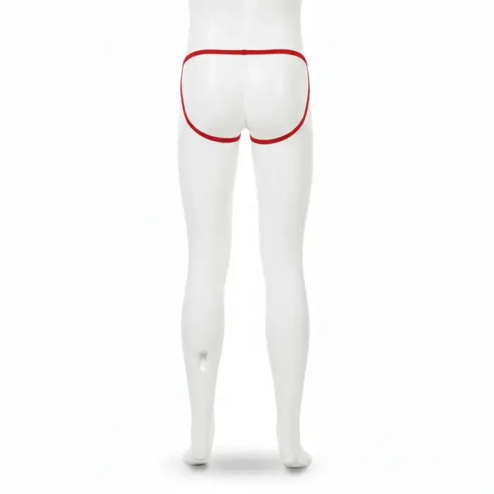 Seksi Dantelli Arkası Açık Seksi Kırmızı Erkek Külot