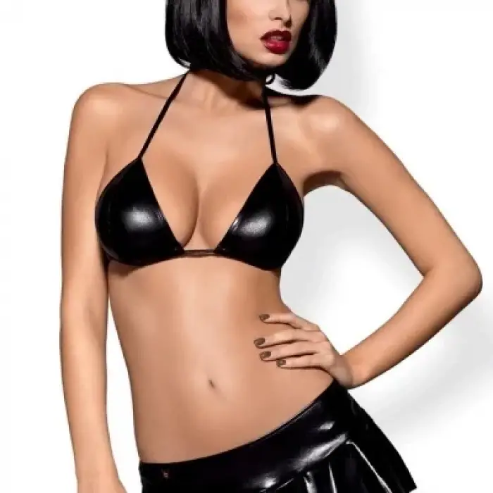 Fantazi Siyah Mini Etekli Takım