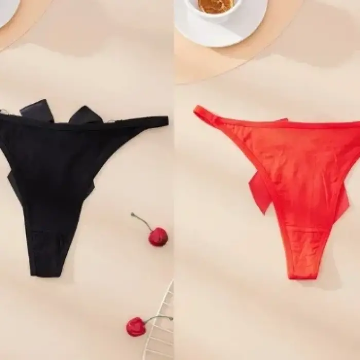 Kadın 2’li Fiyonklu Halkalı Tanga