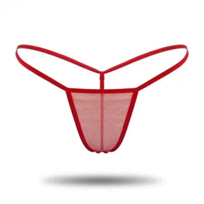 Kadın 3’lü Transparan Tül String