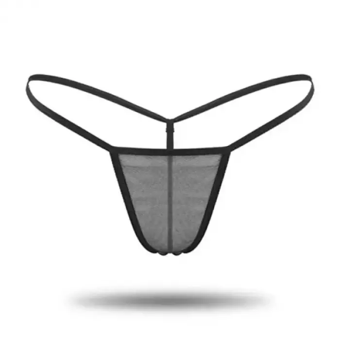 Kadın 3’lü Transparan Tül String