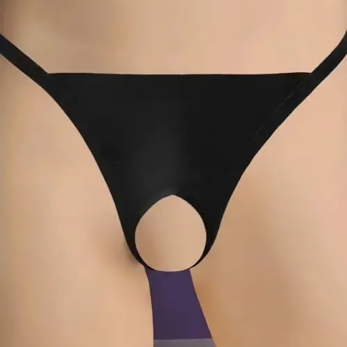 Siyah Özel Bölgesi Açık Kadın String