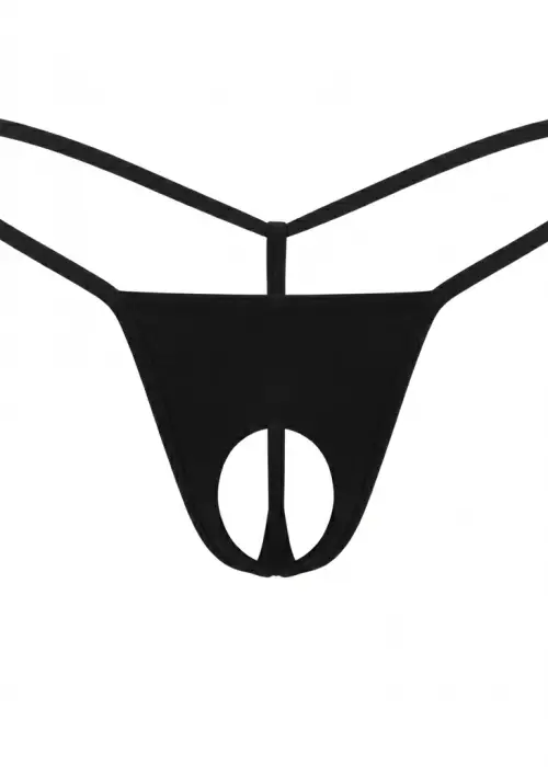 Siyah Özel Bölgesi Açık Kadın String
