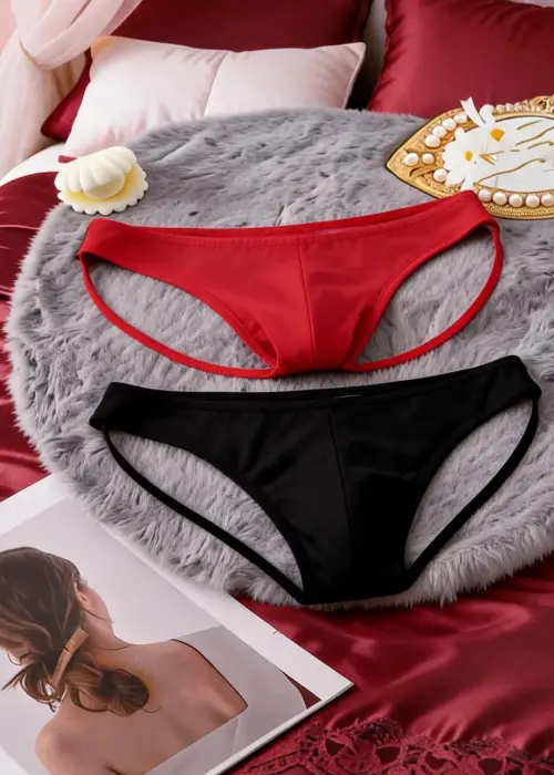 Fantezi Arkası Açık Seksi 2’li Erkek Külot