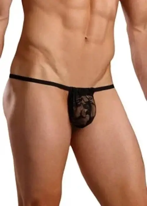 Fantezi Erkek Dantel İç Çamaşırı String Tanga
