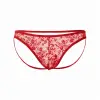 Seksi Dantelli Arkası Açık Seksi Kırmızı Erkek Külot