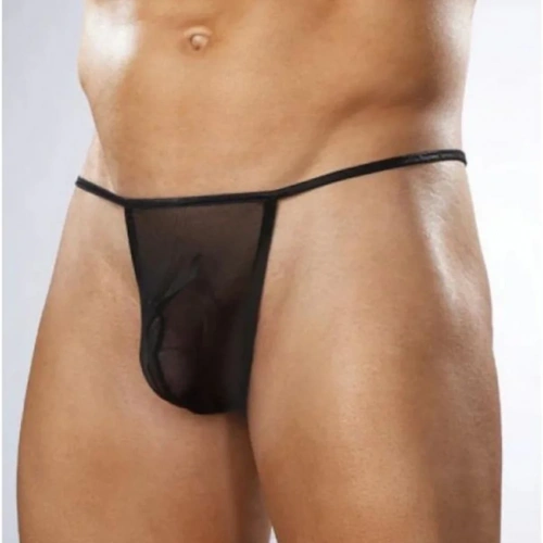 Fantezi Transparan Seksi Tül Erkek String