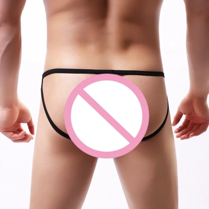 Fantezi Arkası Açık File Erkek Kilot (pedsiz)