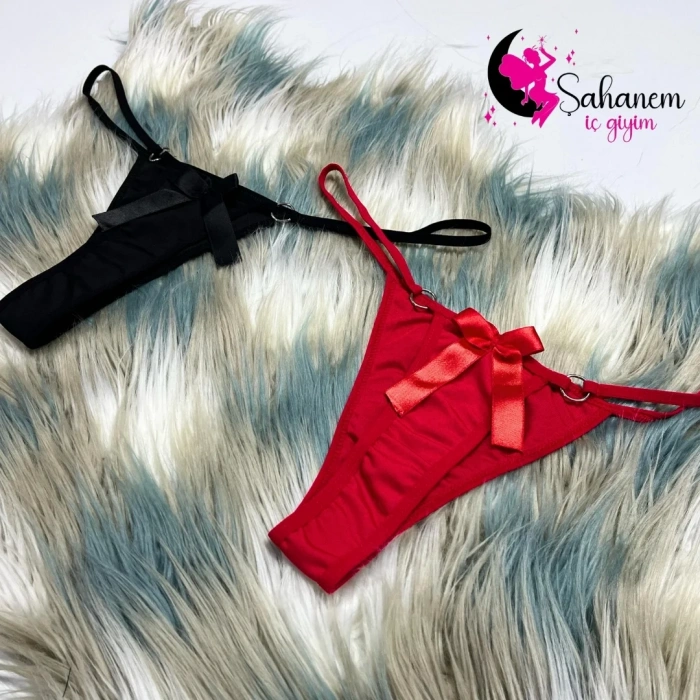 Kadın 2’li Fiyonklu Halkalı Tanga