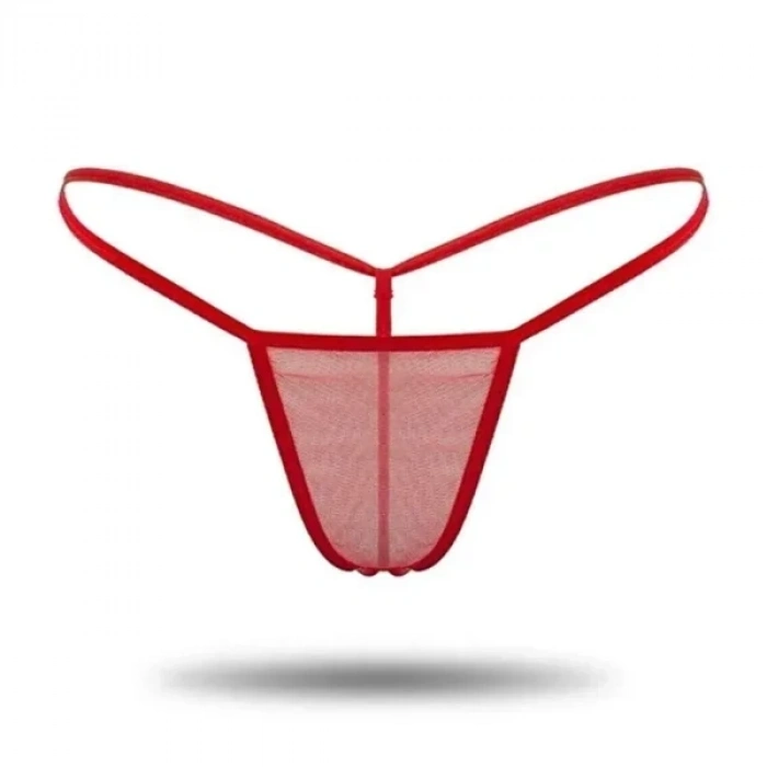 Kadın 3’lü Transparan Tül String