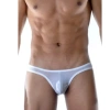 Fantezi Beyaz Transparan Tül Erkek String Tanga (PEDSİZ)