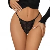 Kadın 3’lü Dantel String – Tanga - Büyük Beden Seçenekli