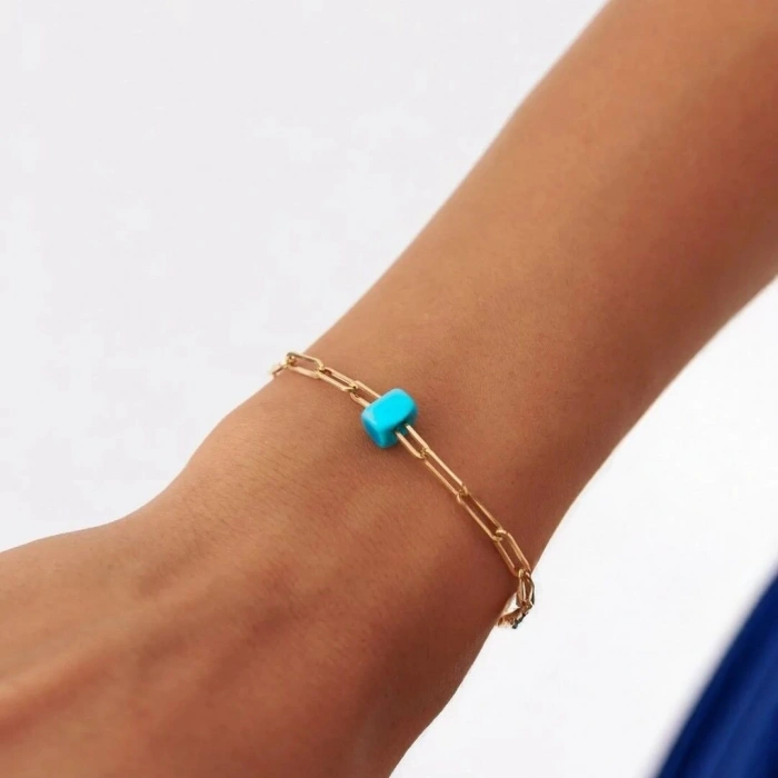 14 Ayar Altın Ataç Bileklik