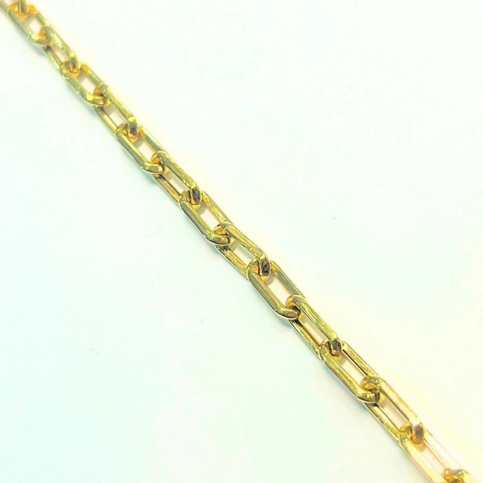 14 Ayar Altın Geniş Ataç Bileklik