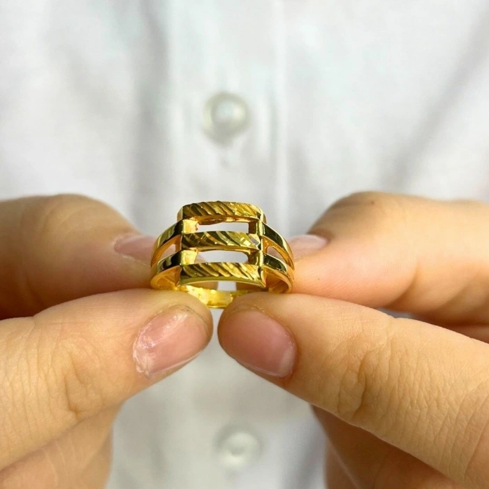 14 AYAR ALTIN KABURGA YÜZÜK