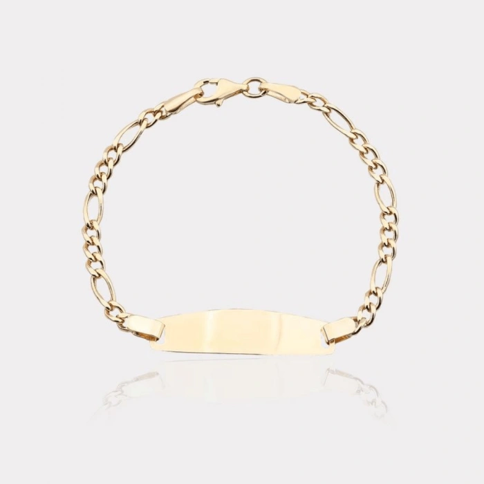 14 Ayar Altın Klasik Çocuk Bilekliği